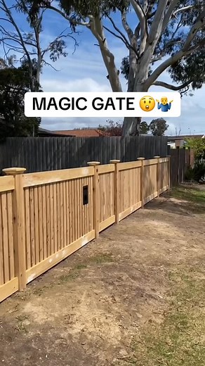 17 reactions | Magic sliding gate. #construction #picketfence #gate | Nailed it Fencing | Facebook