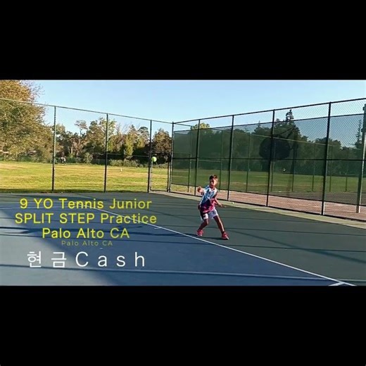 9 Year Old Tennis Junior - Split Step #tennis #pickleball #tennislife #Junior