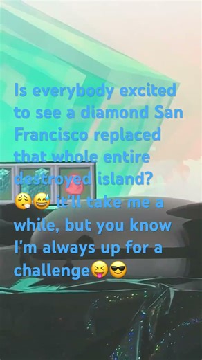 I promise to make diamond San Francisco, or a diamond city