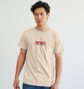 NASA Worm Logo T-shirt: Retro Space Exploration Tee - Etsy Canada