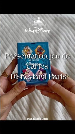 Présentation jeu de cartes Disneyland Paris