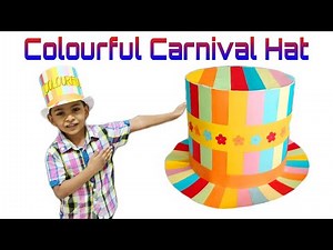 How To Make Carnival Hat? | Paper Hat For Kids | School Project.