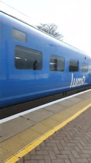 LUMO class 803 passing Berwick-upon-tweed for London kings cross
