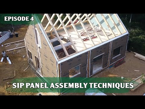 Enclosing A Timber Frame With SIP Panel Walls | Martha’s Vineyard | Ep. 4