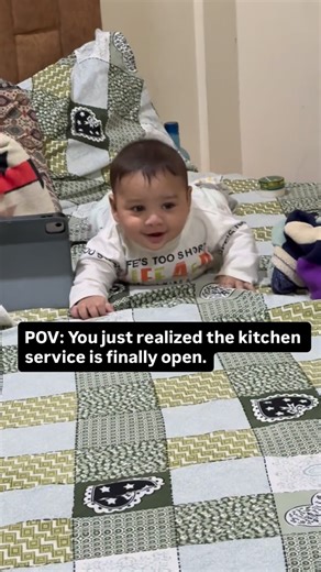 Vyom on Instagram: "I’ve seen fans at a rock concert with less energy than this 5-month-old when the bottle arrives. [insta baby, baby 2026, reels, trending, babyboy, explore, explore pages, baby love, only love]"