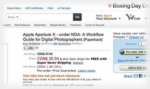 Amazon Listing Suggests Apple Aperture 3 Replacement May Be Nigh