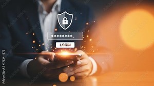 Enhanced mobile security with advanced authentication for safe online access, featuring strong password protection and secure data encryption protocols
