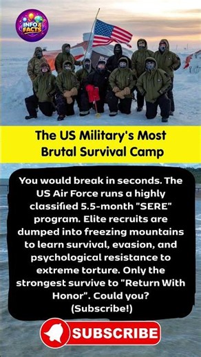 #USMilitary#SERETraining#SpecialForces#Survival#Tier1Facts