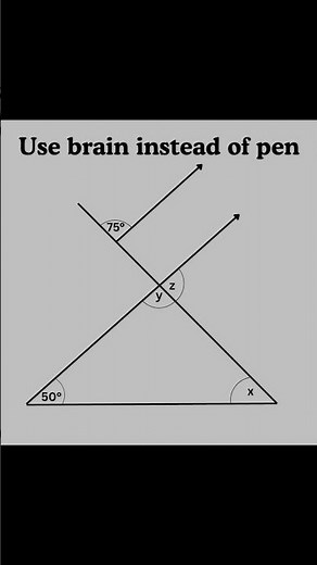 Basic mathematics Triangle problem algebra tricky problem #mathteacher #mathlover #mathfun #algebra