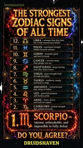 The Strongest Zodiac Signs Of All Time #zodiac #astrology #shorts
