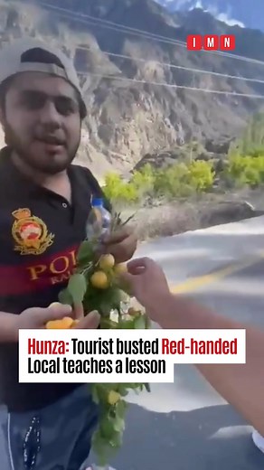25K views · 529 reactions | Hunza: Tourist busted Red-handed Local teaches a lesson. . . . . #Hunza #hunzavalley #tourist #tourism ##Skardu | Ibex Media Network | Facebook