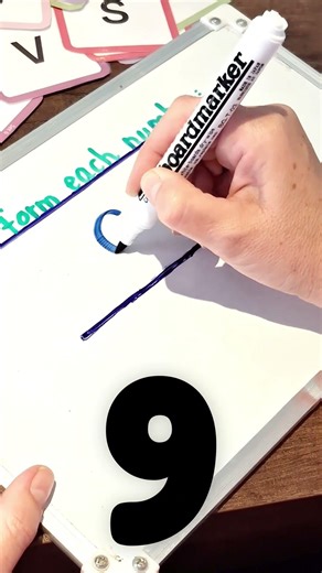 The number 9 trick every parent should know #handwritingtips #learnnumbers #parentcommunity