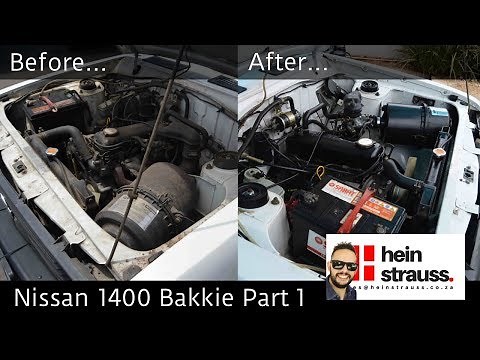 Restoring My Nissan 1400 Bakkie Part 1 - The Big Clean