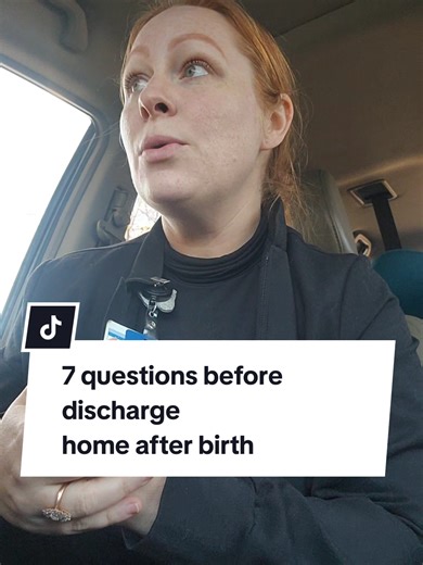 If you just had your baby, make sure you ask these 7 basic questions before being discharged! #pregnancy #postpartumjourney #postpartum #labor #laboranddelivery