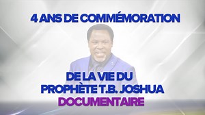 Il y a exactement quatre ans aujourd'hui que le Seigneur Tout-Puissant a jugé bon d'appeler chez Lui Son serviteur bien-aimé, dévoué, zélé et fidèle, le Prophète TB Joshua. À Emmanuel TV, nous continuons de remercier le Créateur de toute chair pour le précieux don qu'a été le Prophète TB Joshua, qui a vécu du 12 juin 1963 au 5 juin 2021. La vidéo que vous allez regarder est à la fois un hommage à la mémoire affectueuse du Prophète TB Joshua et une célébration du pacte continu de Dieu avec les Mi