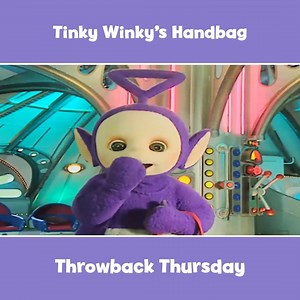 87K views · 5.2K reactions | Grab your handbag, it's a Tinky Winky Throwback! Who loves Tinky Winky?  | Teletubbies | Facebook