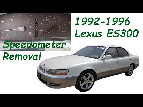 1992-1996 Lexus ES300 Cluster Speedometer Lighting and Movement Problems | Removal Tanin Electronix