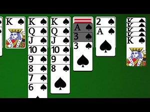 Spider Solitaire (full gameplay)
