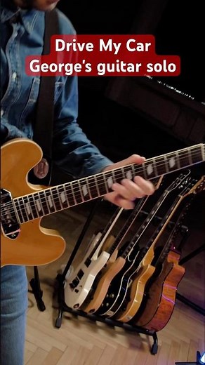 Drive My Car - The Beatles guitar solo🎸🔥Watch all video - link here☝️Geobeat Crew 2024