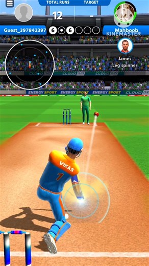This Pakistani Opponent Changed My Game Plan 🌚 #cricket #cricketleague #shorts