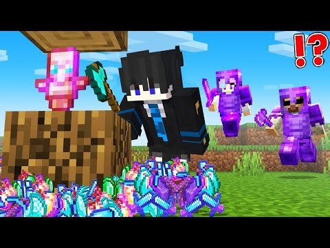 Minecraft Manhunt, but One Block is Secretly OP…