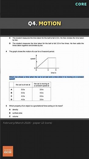 IGCSE Physics - Multiple Choice (exams from 2026) #physics #exams #revision