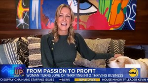 Entrepreneur Sarah Small turned her love of thrifting into a thriving business by boosting her online presence with our sponsor GoDaddy. https://gma.abc/3tos0Tb | Good Morning America