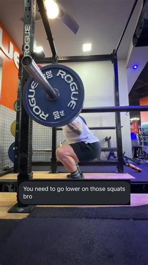 Depth isn’t a fixed position, it’s individual. Hip structure, femur length, ankle mobility and torso proportions all dictate how deep someone can squat safely and with control. For some people that’s arse to grass, for others it’s hamstring on calf. Both can be full depth. I’m the first to call out shit form and partial reps when someone is ego lifting weight they can’t control through their available range. That’s not what this is. There’s a big difference between cutting depth because the load