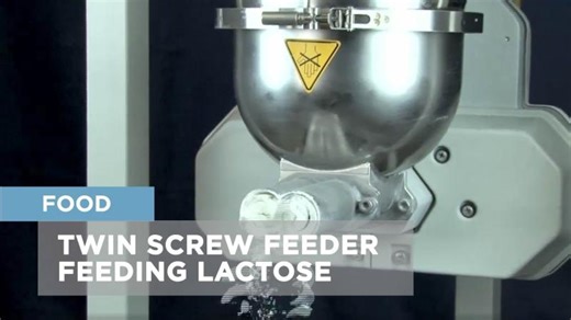 Twin Screw Feeder- Feeding Lactose | PESCO, Inc