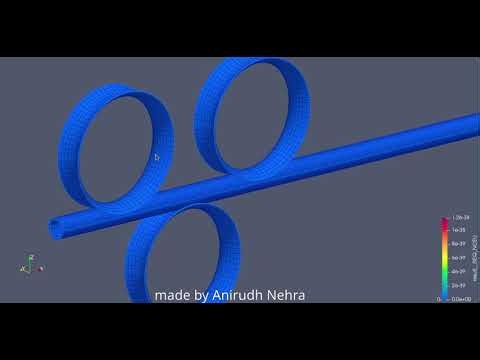 tube rolling simulation in code_aster. comparison with nastran.