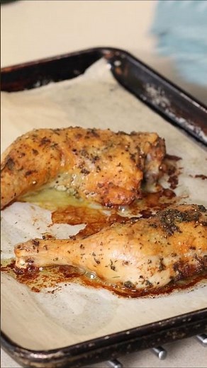 Roasted Chicken Leg Quarters | #cookingshorts #chickenrecipe