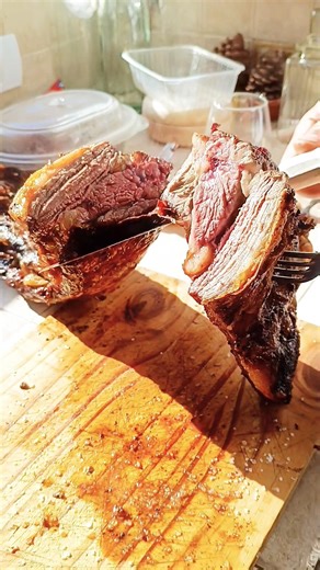Carne a la parrilla para suscribirse 😁 #asado #grill #carne