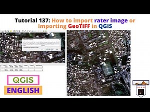 How to import rater image or Importing GeoTIFF in QGIS