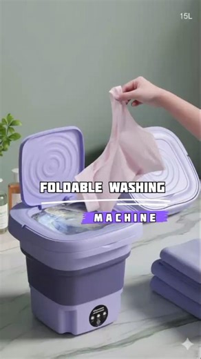 Foldable Washing Machine | Smart Portable Washer