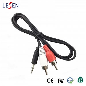 [Hot Item] 3.5mm Stereo Plug to 2 RCA Plugs, AV Cable