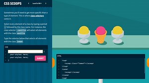 CSS Scoops: A game for learning CSS selectors | Trailer