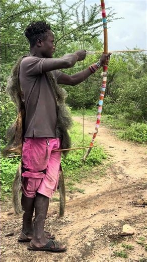 Traditional Bow Hunting Skills | Hadzabe Archery Competition in the Bush