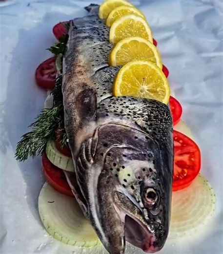 Have you ever eaten delicious fish prepared in salt | Cooking