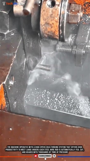 Innovation Roofing Bolt: High Productivity, Precision Forming, Automated Fastener Tech #tech