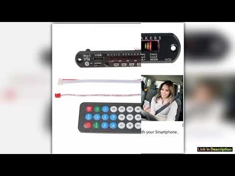 Bluetooth Car Kit 5V 12V Wireless FM Receiver Mp3 Player Decoder Board USB 35MM music Player DIY Ca