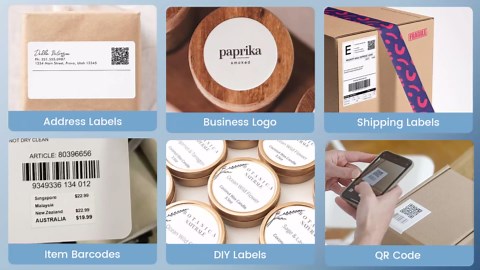 Thermal Shipping Label Printer - 4x6 Shipping Printer for Shipping Packages, High Speed USB Thermal Printer, Compatible with Windows, Mac, Used for Amazon, Ebay, USPS (USB ONLY)