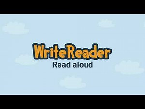 Read aloud functionality with WriteReader