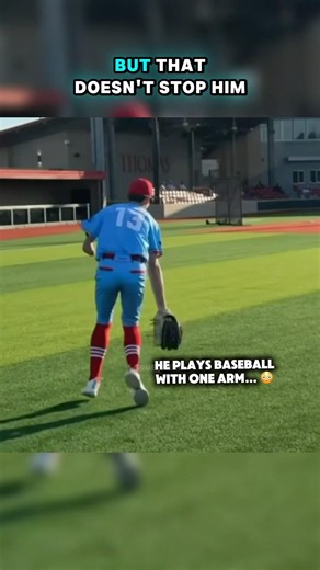 #1 Ranked One-Armed Baseball Player… 🔥 #baseball