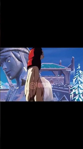Street Fighter Ryu does a Hadouken and Shoryuken in Fortnite! #shorts
