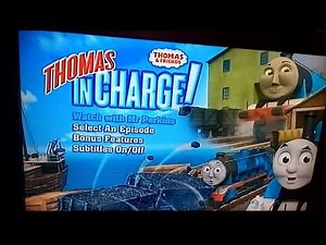Thomas and friends DVD menu: Thomas in charge