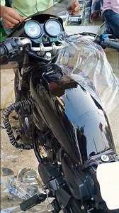 Splendor bike black lamination bike modification