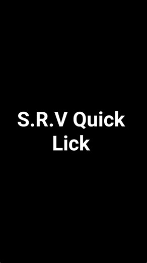 A rusty quick S.R.V demo. #guitar #stratocaster