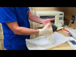 Open Gloving Technique