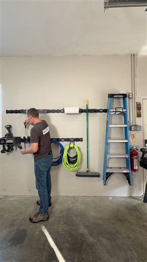 Pro Tool Reviews on Instagram: "Are you ready to take your garage organization to the next level? We got our hands on the Flex Track-Lock Wall System to showcase its simple setup and abundance of storage options. @flexpowertoolsna #sponsored #flextools"