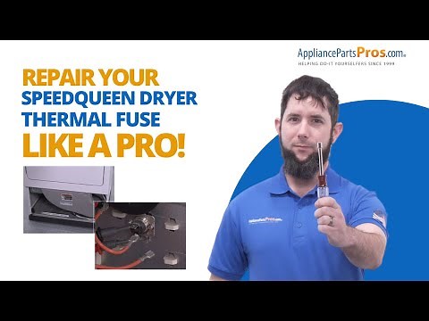 How To Test & Replace A Speedqueen Dryer Thermal Fuse